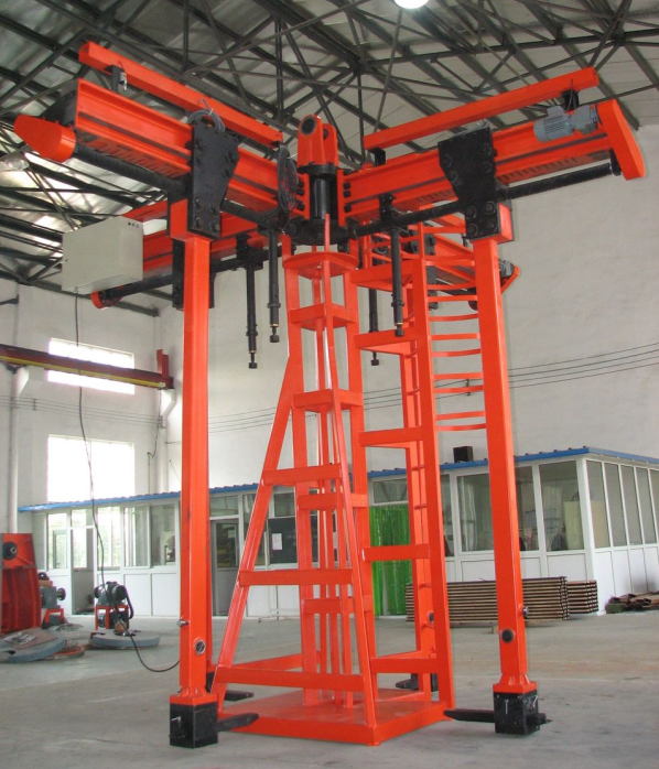 Transformer coil lifting cross
